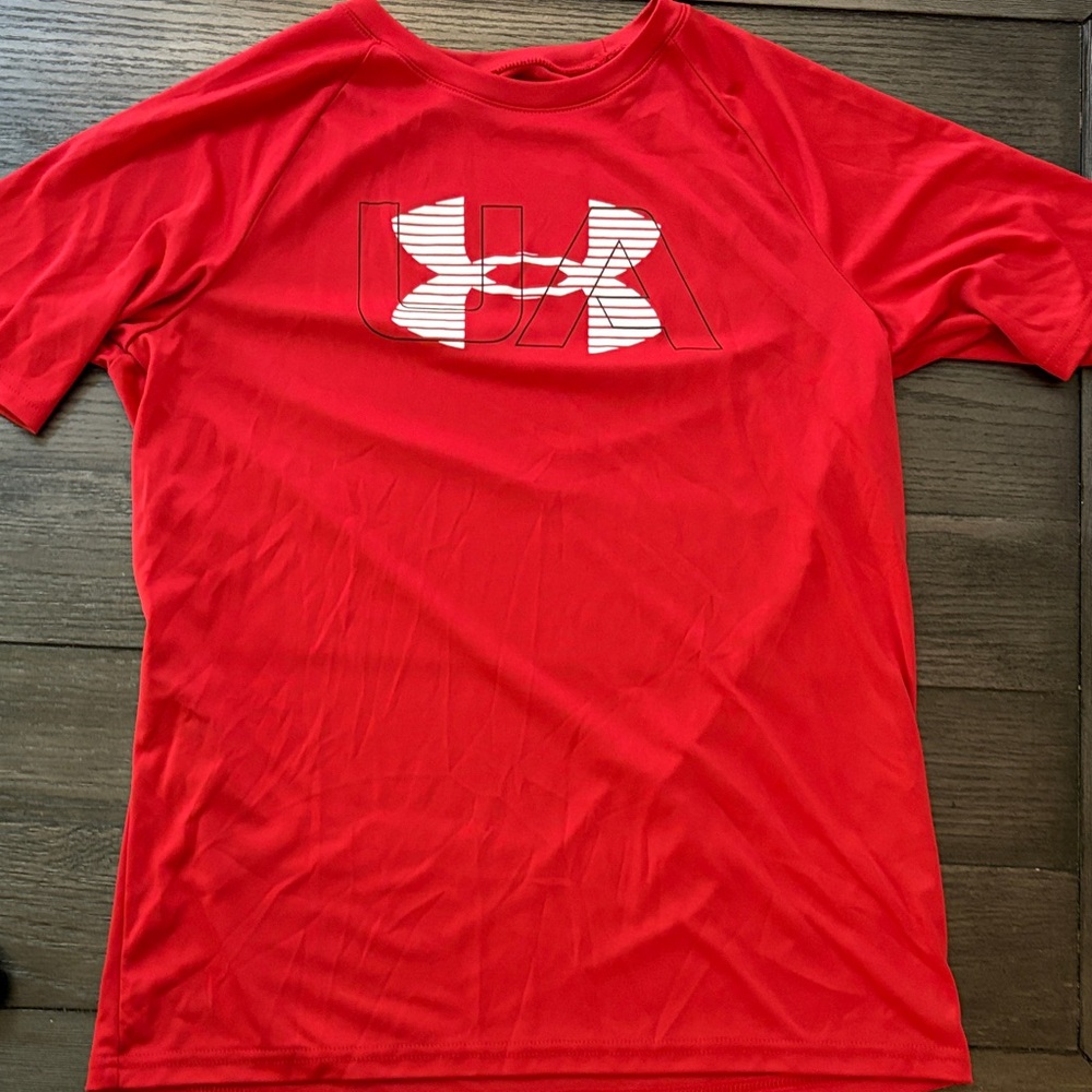Under Armour kids Bold Red Tee